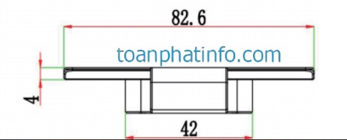 Xích tải thẳng đơn khớp dòng 820