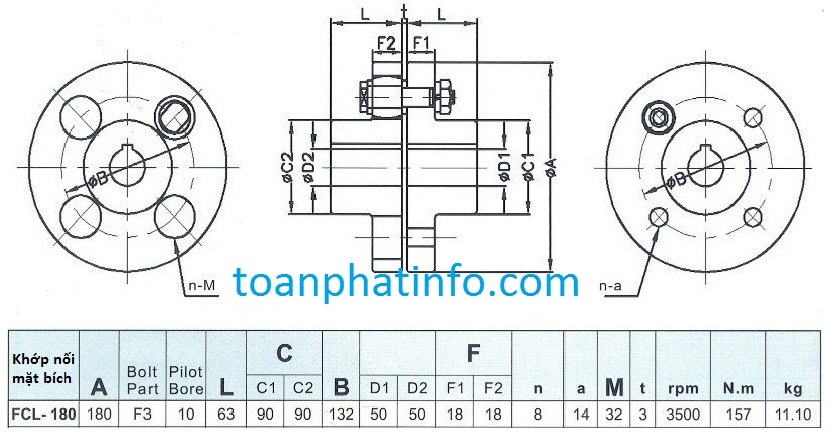 Mua khớp nối mặt bích giá rẻ uy tín tại toàn phát