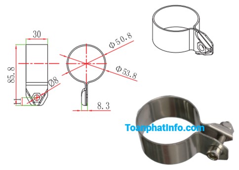 Phụ kiện thép không gỉ (giá đỡ, khớp nối) (896, 897, 892, 893, 894, 895, 872, 873, 874, 875, 806B, 807B, 808E, 877-A/B)