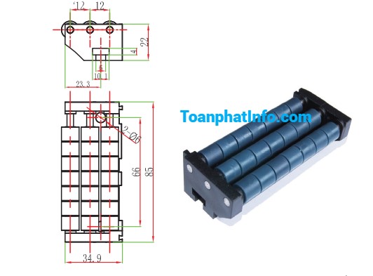Tấm chuyển tiếp bi (852A, 852B, 852C)