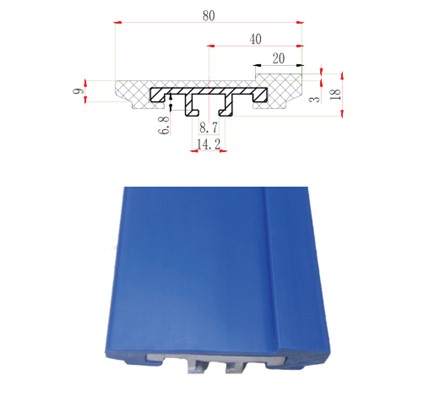 Thanh chắn UHMW-PE (925, 930, 929, 931, 932, 936, 937)
