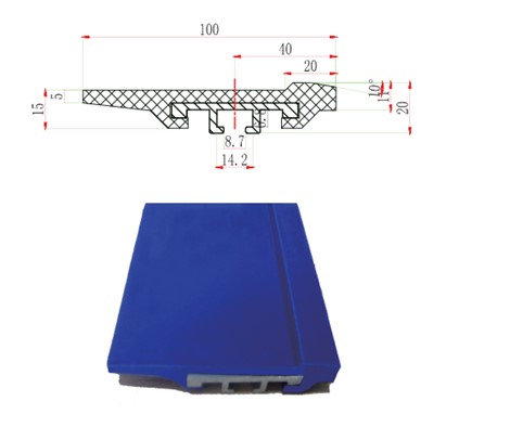 Thanh chắn UHMW-PE (925, 930, 929, 931, 932, 936, 937)