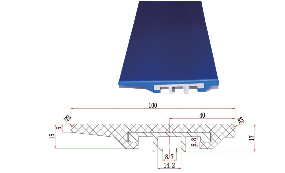 Thanh chắn UHMW-PE (925, 930, 929, 931, 932, 936, 937)