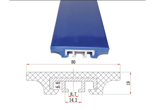 Thanh chắn UHMW-PE (925, 930, 929, 931, 932, 936, 937)