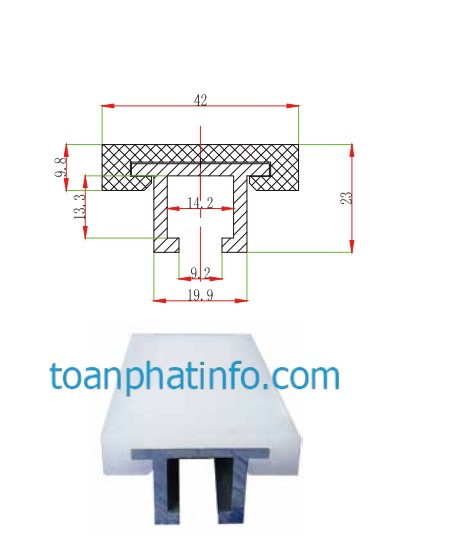 Thanh chắn nhôm nhỏ (921, 922, 923, 924, 933, 934, 935)