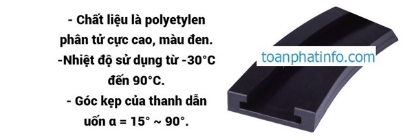 Thanh dẫn hướng cong xích bẻ bên dòng 882TAB kiểu π