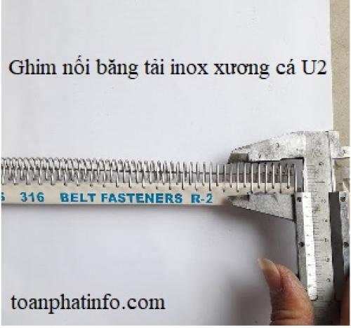 Ghim nối băng tải inox xương cá U2