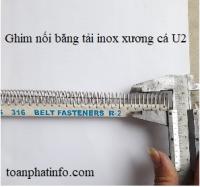 Ghim nối băng tải inox xương cá U2